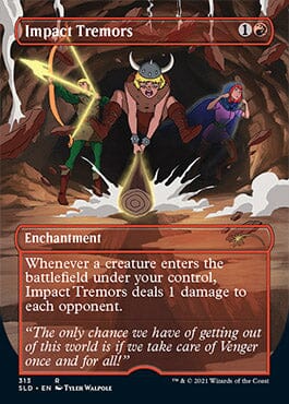Impact Tremors (Borderless) [Secret Lair Drop Series] MTG Single Magic: The Gathering  | Multizone: Comics And Games