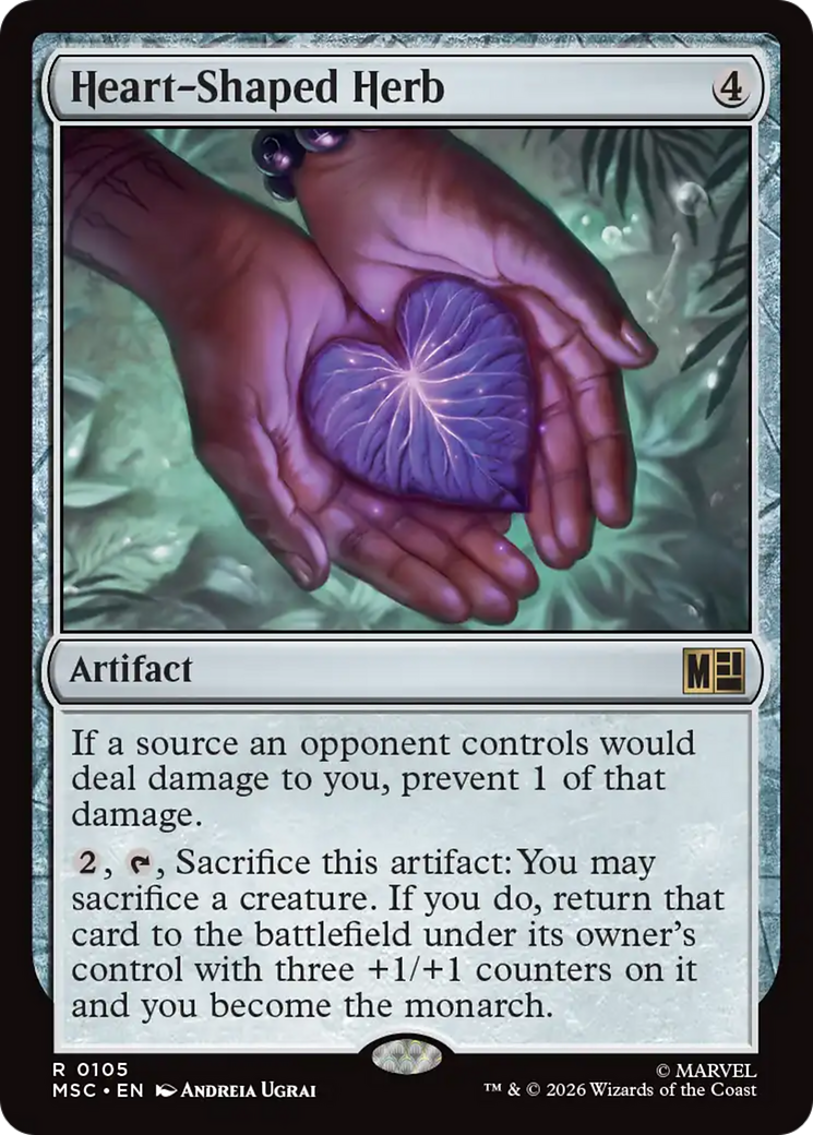 Heart-Shaped Herb (Surge Foil) [Marvel Super Heroes Commander] | Multizone: Comics And Games
