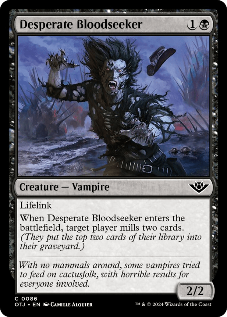 Desperate Bloodseeker [Outlaws of Thunder Junction] MTG Single Magic: The Gathering  | Multizone: Comics And Games