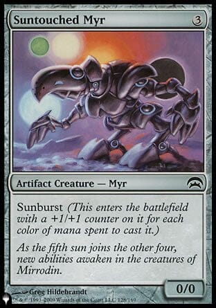 Suntouched Myr [The List] MTG Single Magic: The Gathering  | Multizone: Comics And Games