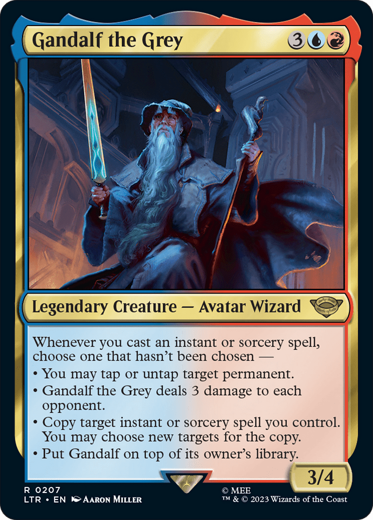 Gandalf the Grey [The Lord of the Rings: Tales of Middle-Earth] MTG Single Magic: The Gathering  | Multizone: Comics And Games