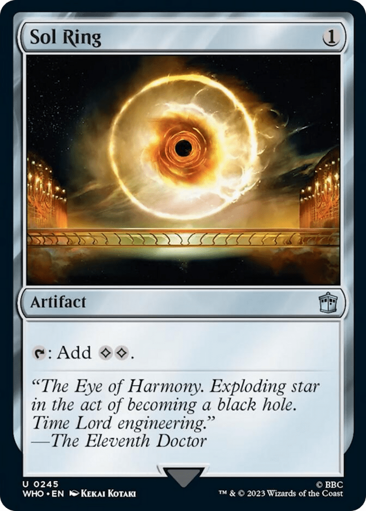 Sol Ring [Doctor Who] MTG Single Magic: The Gathering  | Multizone: Comics And Games