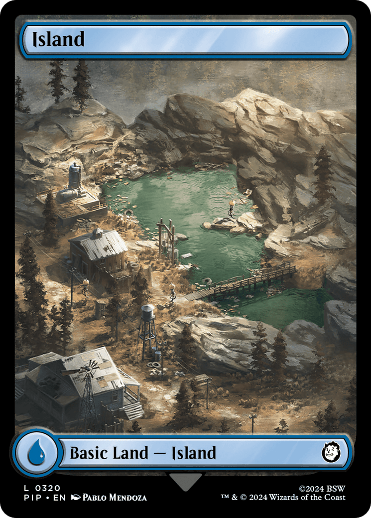 Island (0320) [Fallout] MTG Single Magic: The Gathering  | Multizone: Comics And Games