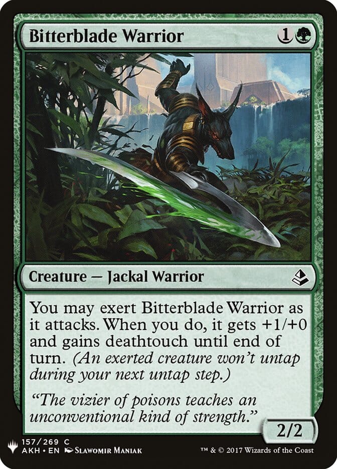 Bitterblade Warrior [Mystery Booster] MTG Single Magic: The Gathering  | Multizone: Comics And Games
