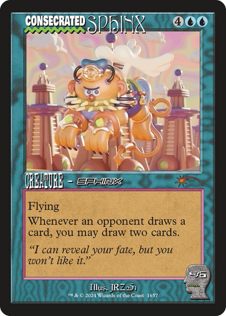 Consecrated Sphinx (1657) [Secret Lair Drop Series] MTG Single Magic: The Gathering  | Multizone: Comics And Games