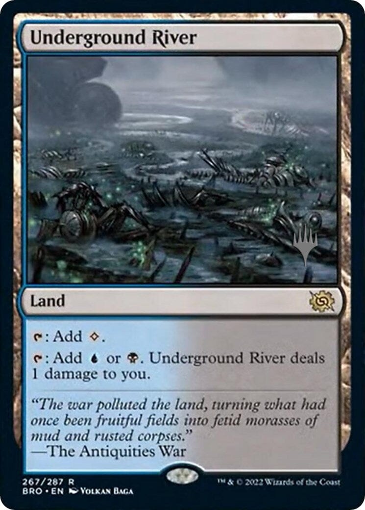 Underground River (Promo Pack) [The Brothers' War Promos] MTG Single Magic: The Gathering  | Multizone: Comics And Games