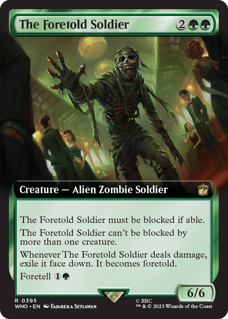 The Foretold Soldier (Extended Art) [Doctor Who] MTG Single Magic: The Gathering  | Multizone: Comics And Games