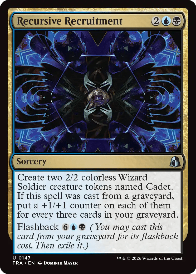 Recursive Recruitment [Reality Fracture] MTG Single Magic: The Gathering  | Multizone: Comics And Games