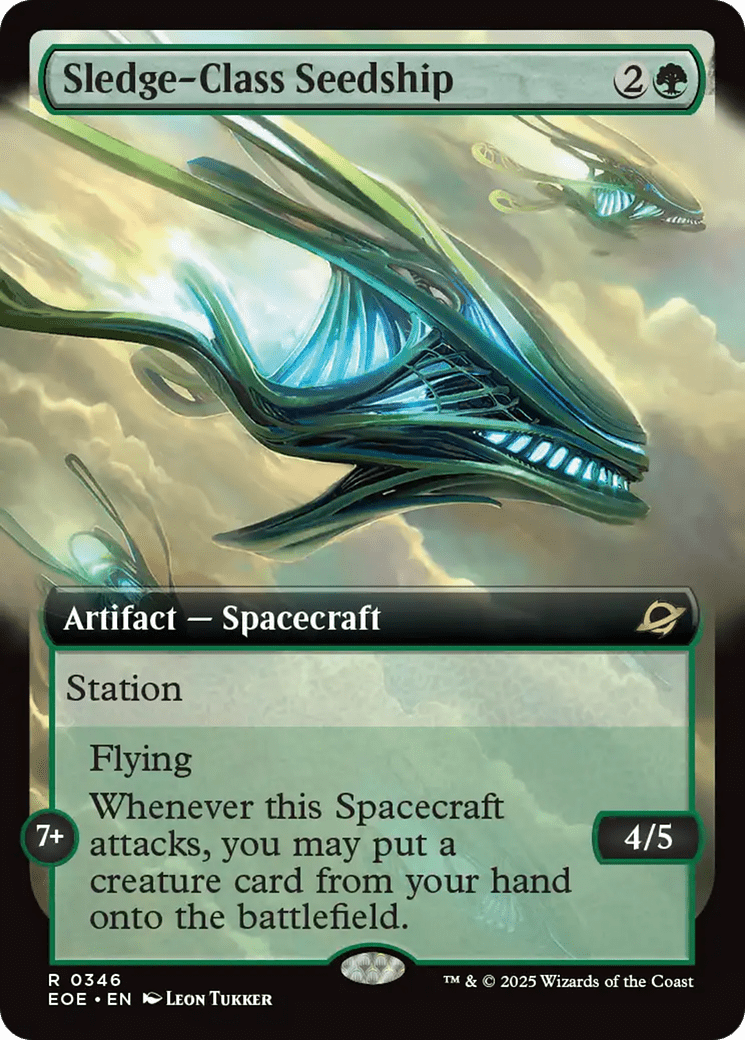Sledge-Class Seedship (Extended Art) [Edge of Eternities] MTG Single Magic: The Gathering  | Multizone: Comics And Games