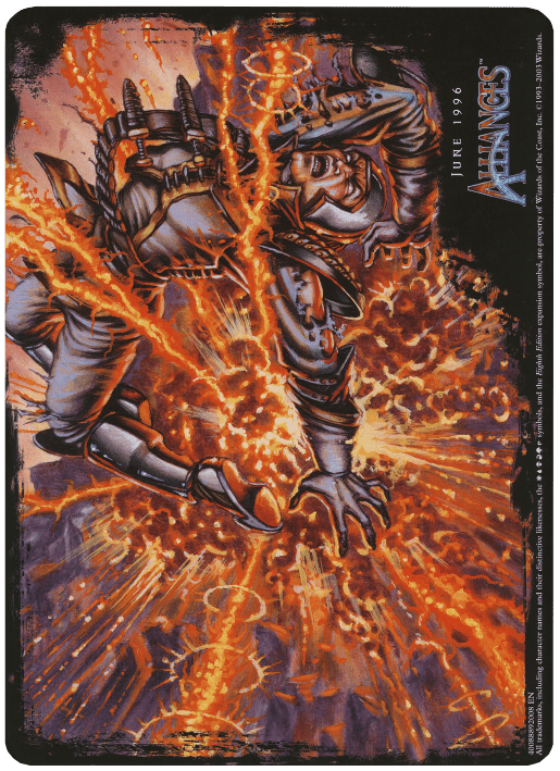 Guerrilla Tactics (Oversized) [Eighth Edition Box Topper] MTG Single Magic: The Gathering  | Multizone: Comics And Games