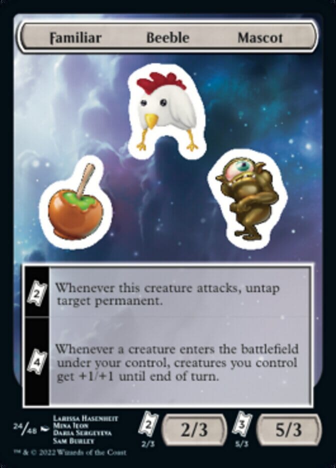 Familiar Beeble Mascot [Unfinity Stickers] MTG Single Magic: The Gathering  | Multizone: Comics And Games