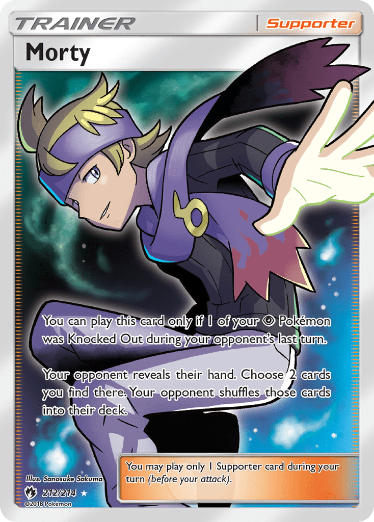 Morty (212/214) [Sun & Moon: Lost Thunder] Pokemon Single Pokémon  | Multizone: Comics And Games