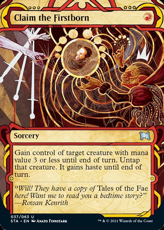 Claim the Firstborn (Foil Etched) [Strixhaven: Mystical Archive] MTG Single Magic: The Gathering  | Multizone: Comics And Games
