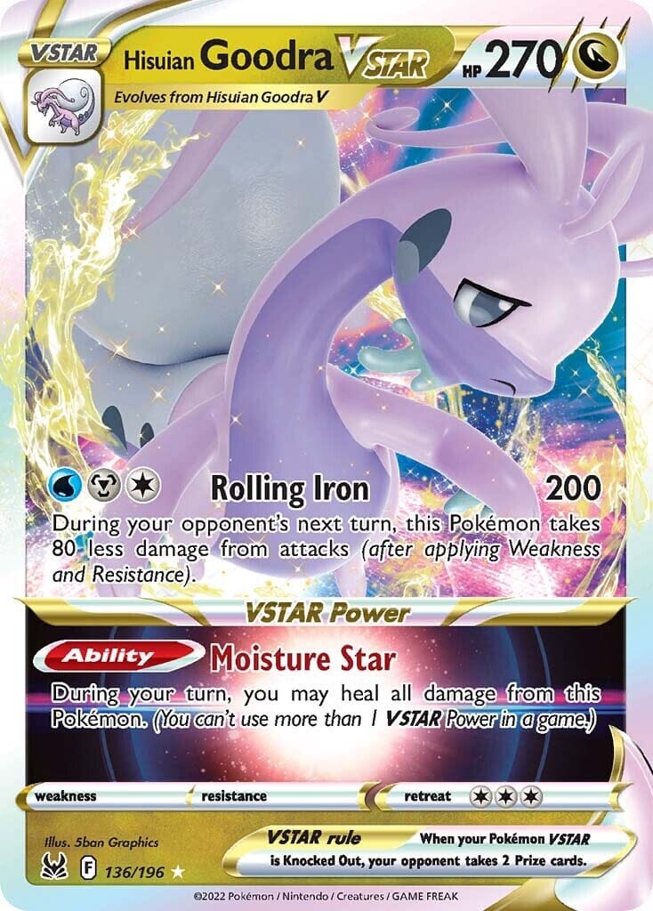 Hisuian Goodra VSTAR (136/196) [Sword & Shield: Lost Origin] Pokemon Single Pokémon  | Multizone: Comics And Games
