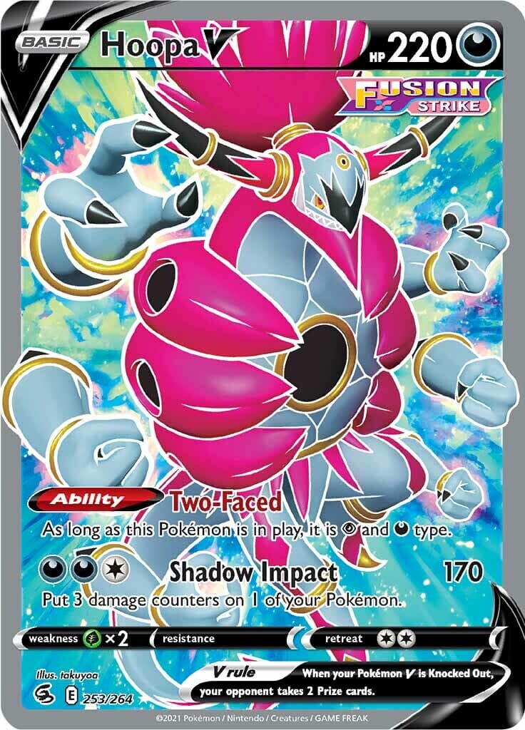 Hoopa V (253/264) [Sword & Shield: Fusion Strike] Pokemon Single Pokémon  | Multizone: Comics And Games