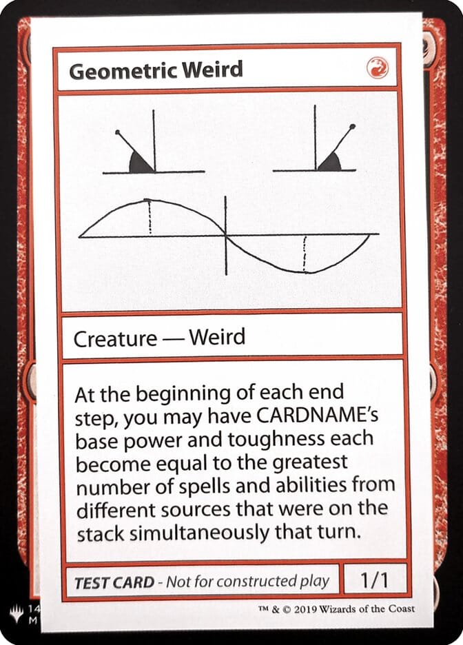 Geometric Weird [Mystery Booster Playtest Cards] MTG Single Magic: The Gathering  | Multizone: Comics And Games