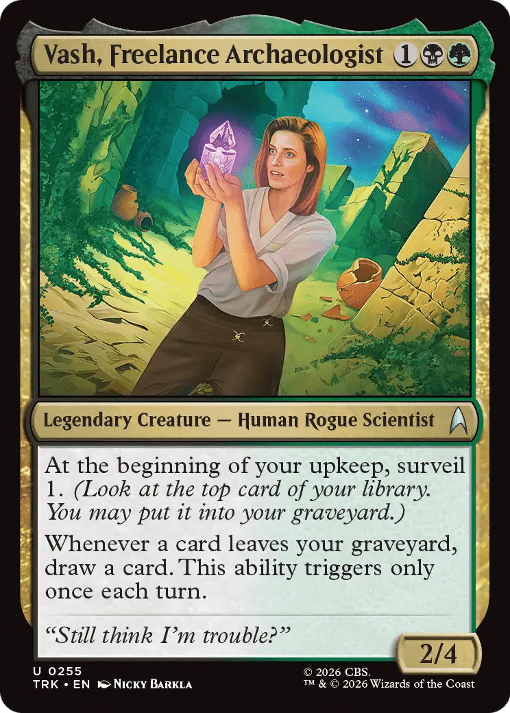 Vash, Freelance Archaeologist [Star Trek] MTG Single Magic: The Gathering  | Multizone: Comics And Games