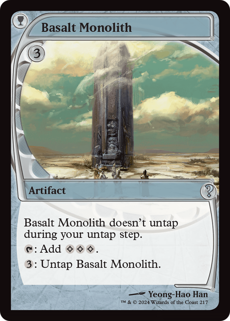 Basalt Monolith (Future Sight) [Mystery Booster 2] MTG Single Magic: The Gathering  | Multizone: Comics And Games