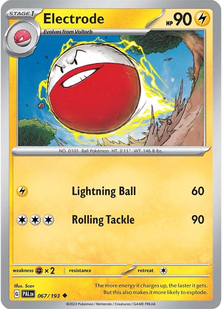 Electrode (067/193) [Scarlet & Violet: Paldea Evolved] Pokemon Single Pokémon  | Multizone: Comics And Games