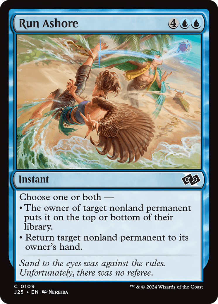Run Ashore [Foundations Jumpstart] MTG Single Magic: The Gathering  | Multizone: Comics And Games
