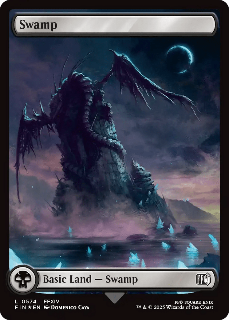 Swamp (0574) (Surge Foil) [FINAL FANTASY] MTG Single Magic: The Gathering  | Multizone: Comics And Games