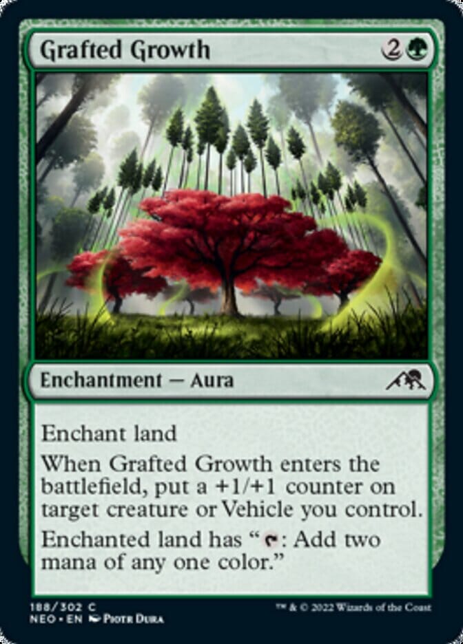 Grafted Growth [Kamigawa: Neon Dynasty] MTG Single Magic: The Gathering  | Multizone: Comics And Games