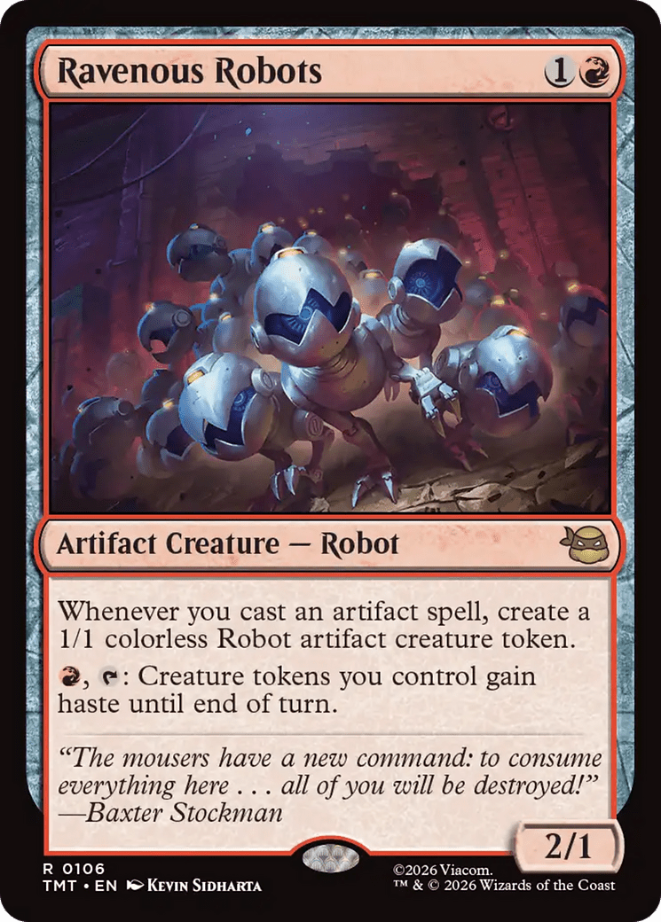 Ravenous Robots [Teenage Mutant Ninja Turtles] MTG Single Magic: The Gathering  | Multizone: Comics And Games