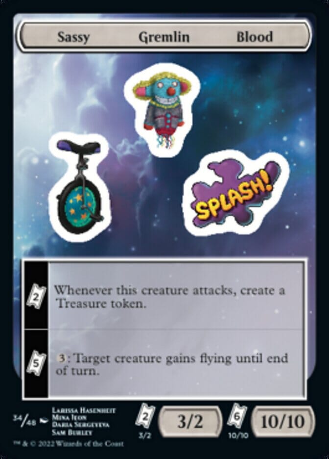 Sassy Gremlin Blood [Unfinity Stickers] MTG Single Magic: The Gathering  | Multizone: Comics And Games