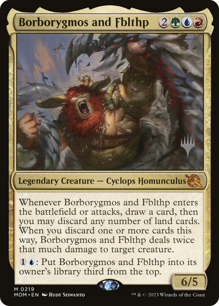 Borborygmos and Fblthp (Promo Pack) [March of the Machine Promos] | Multizone: Comics And Games