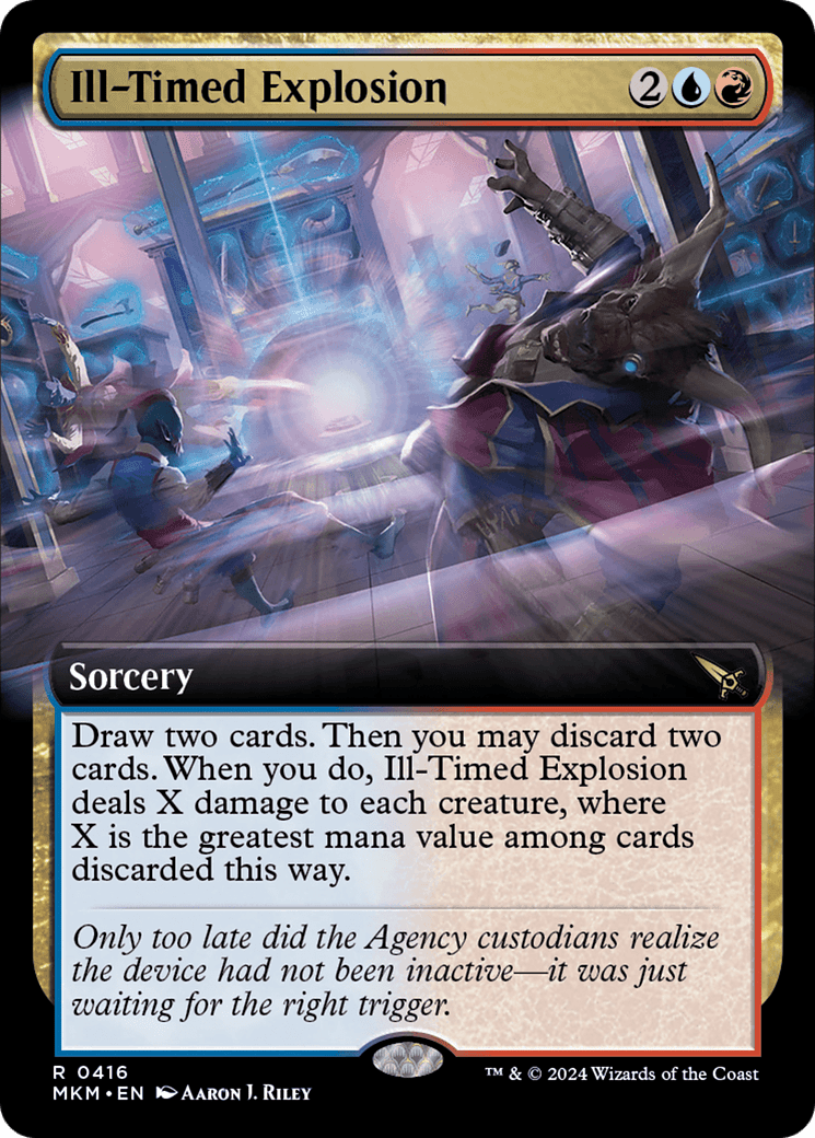 Ill-Timed Explosion (Extended Art) [Murders at Karlov Manor] MTG Single Magic: The Gathering  | Multizone: Comics And Games