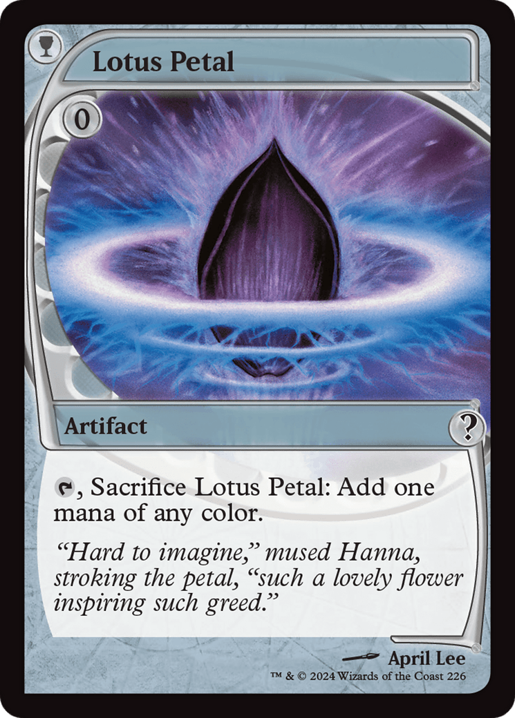 Lotus Petal (Future Sight) [Mystery Booster 2] MTG Single Magic: The Gathering  | Multizone: Comics And Games