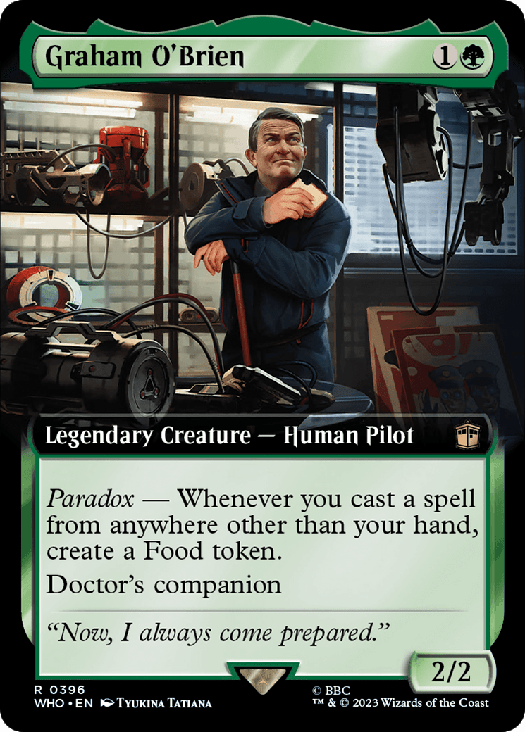 Graham O'Brien (Extended Art) [Doctor Who] MTG Single Magic: The Gathering  | Multizone: Comics And Games