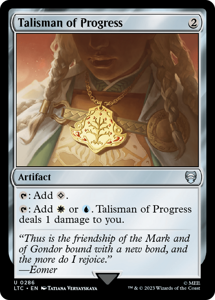 Talisman of Progress [The Lord of the Rings: Tales of Middle-Earth Commander] MTG Single Magic: The Gathering  | Multizone: Comics And Games