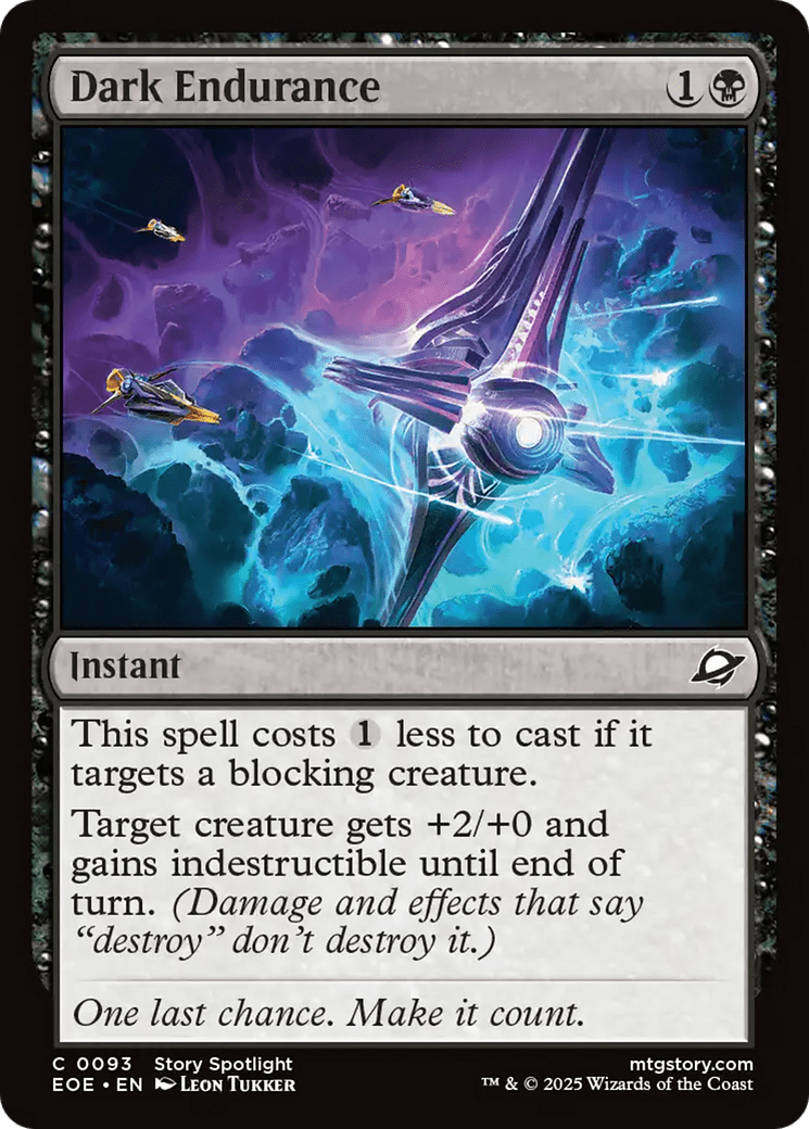 Dark Endurance [Edge of Eternities] MTG Single Magic: The Gathering  | Multizone: Comics And Games