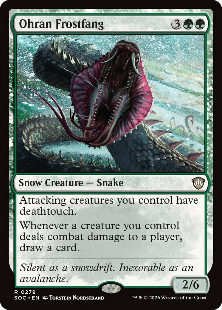 Ohran Frostfang [Secrets of Strixhaven Commander] MTG Single Magic: The Gathering  | Multizone: Comics And Games