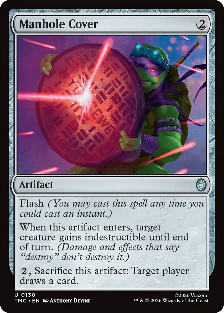 Manhole Cover [Teenage Mutant Ninja Turtles Commander] MTG Single Magic: The Gathering  | Multizone: Comics And Games