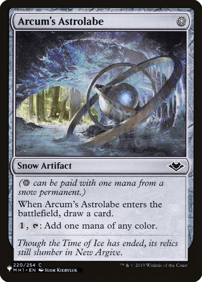 Arcum's Astrolabe [The List] MTG Single Magic: The Gathering  | Multizone: Comics And Games