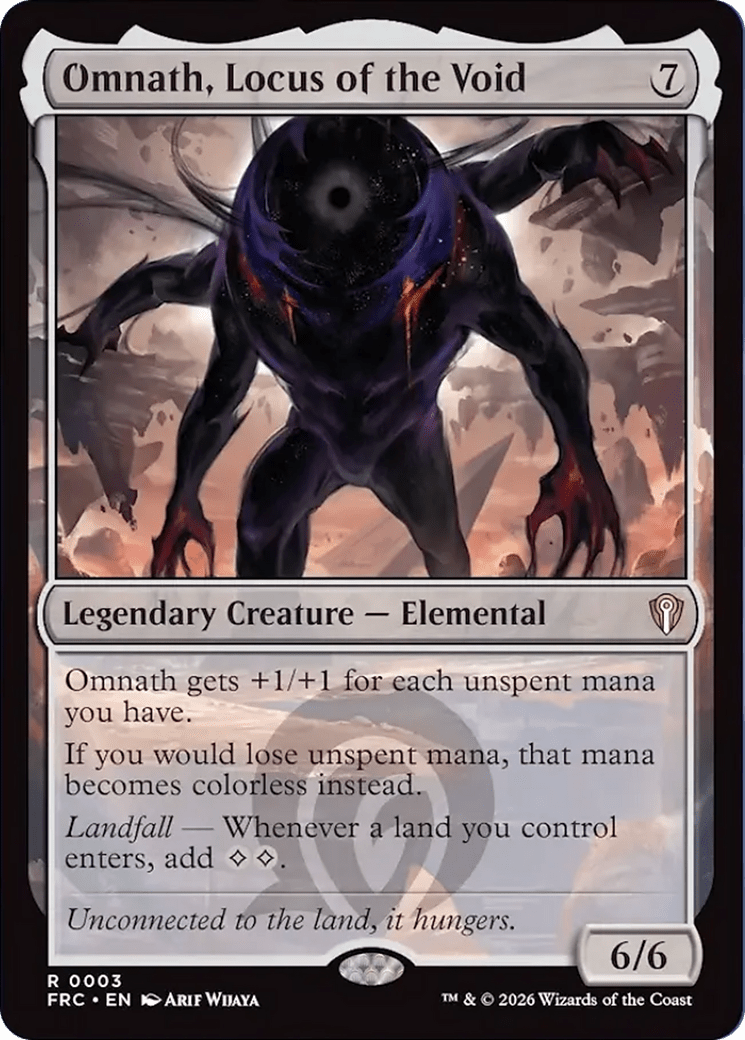 Omnath, Locus of the Void [Reality Fracture Commander] MTG Single Magic: The Gathering  | Multizone: Comics And Games