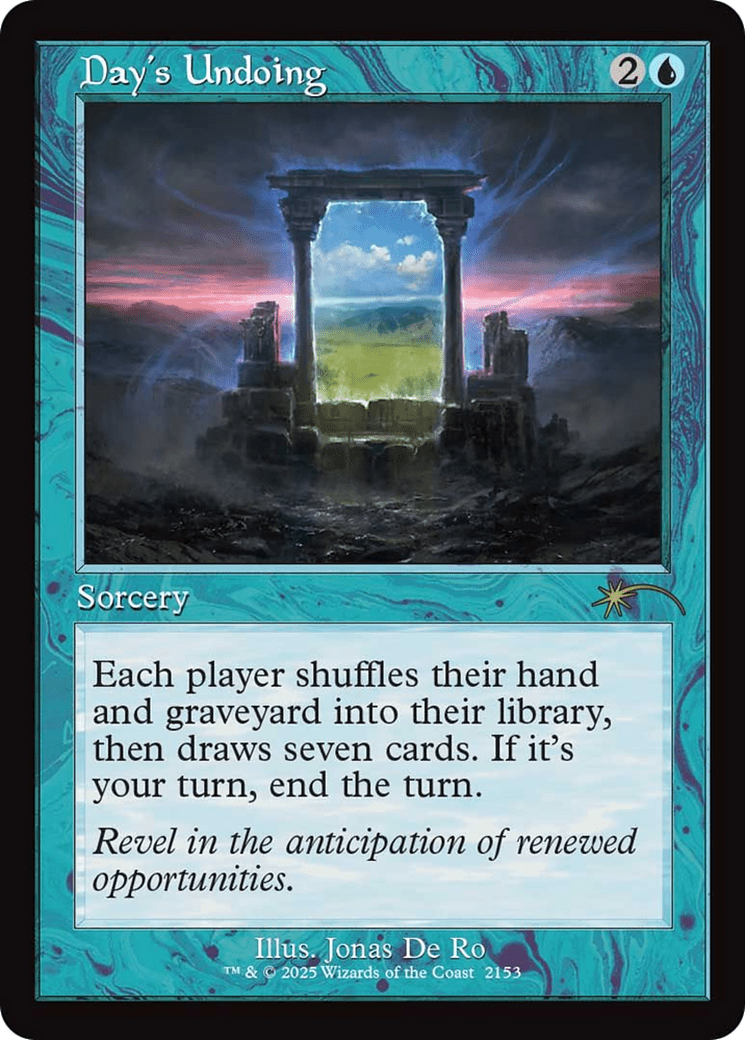 Day's Undoing (Retro Frame) [Secret Lair Drop Series] MTG Single Magic: The Gathering  | Multizone: Comics And Games