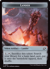 Robot // Lander (0007) Double-Sided Token [Edge of Eternities Tokens] MTG Single Magic: The Gathering  | Multizone: Comics And Games