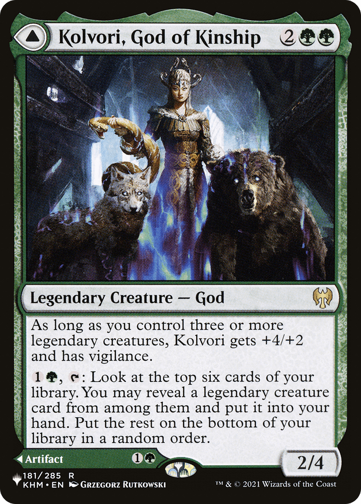 Kolvori, God of Kinship // The Ringhart Crest [Secret Lair: From Cute to Brute] MTG Single Magic: The Gathering  | Multizone: Comics And Games