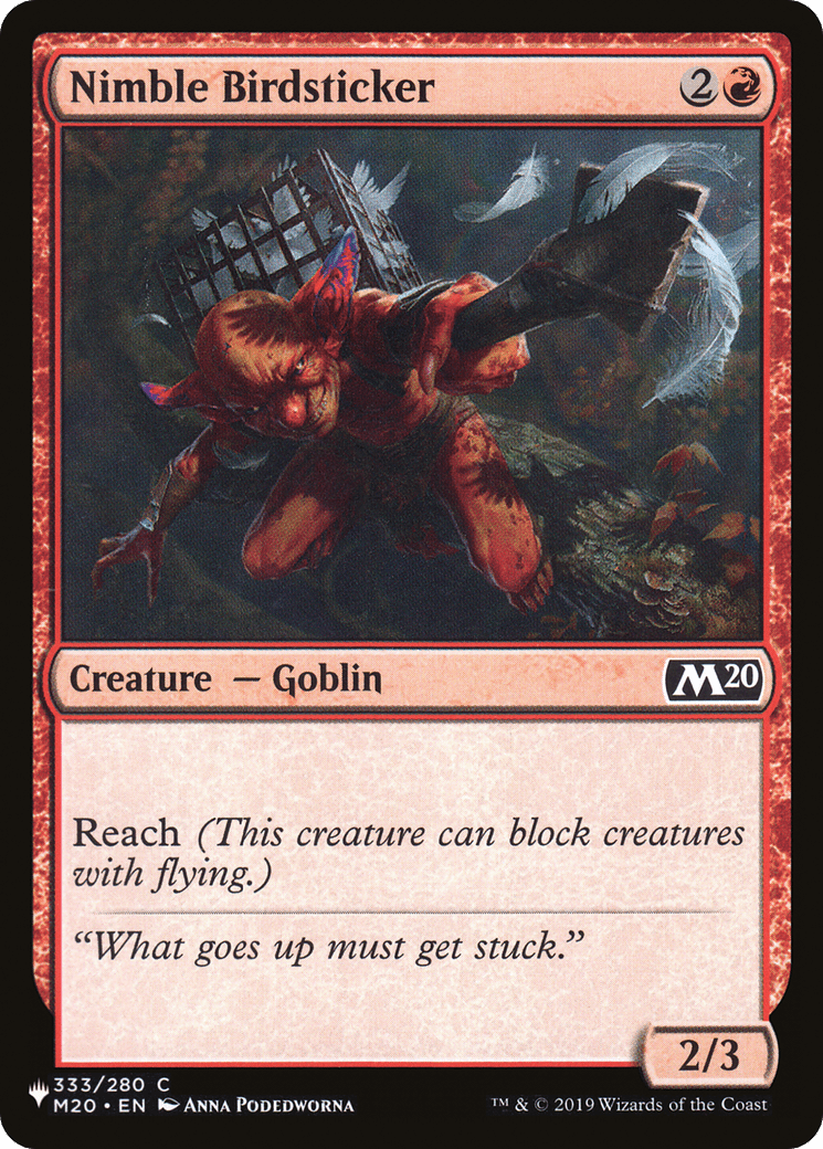 Nimble Birdsticker [The List] MTG Single Magic: The Gathering  | Multizone: Comics And Games