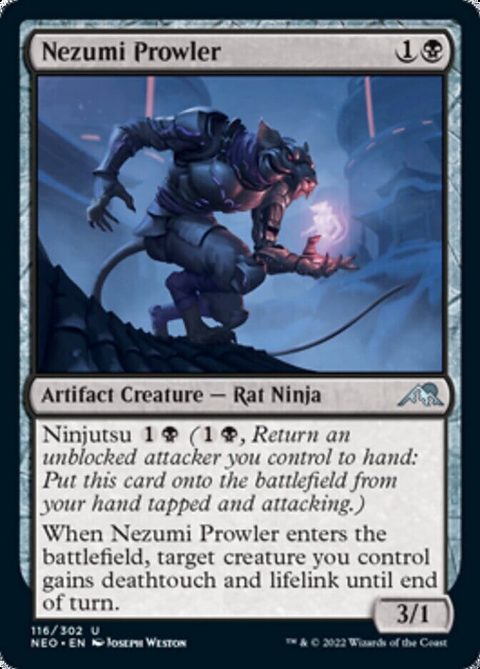 Nezumi Prowler [Kamigawa: Neon Dynasty] MTG Single Magic: The Gathering  | Multizone: Comics And Games