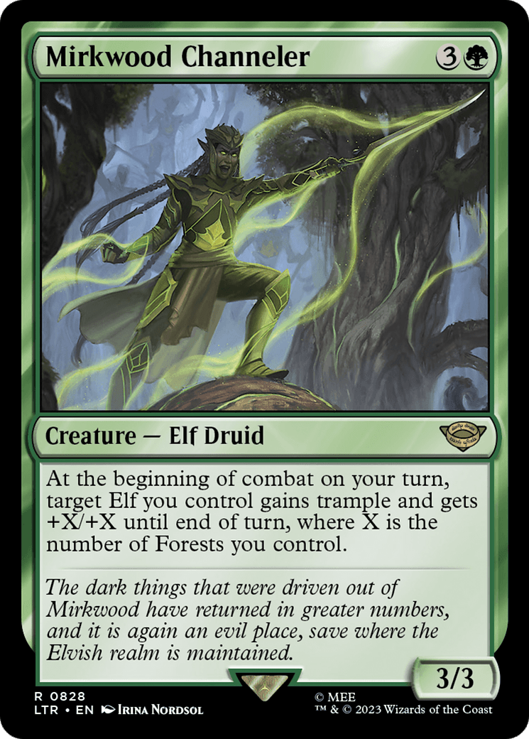 Mirkwood Channeler [The Lord of the Rings: Tales of Middle-Earth] MTG Single Magic: The Gathering  | Multizone: Comics And Games