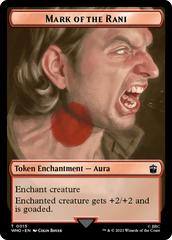 Warrior // Mark of the Rani Double-Sided Token [Doctor Who Tokens] MTG Single Magic: The Gathering  | Multizone: Comics And Games