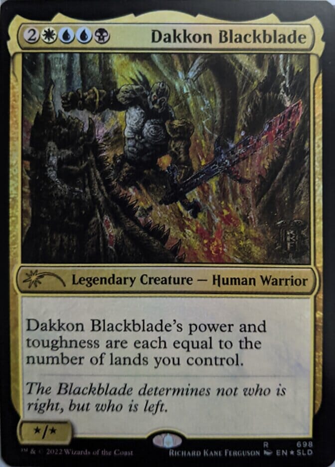 Dakkon Blackblade [Secret Lair Drop Promos] MTG Single Magic: The Gathering  | Multizone: Comics And Games