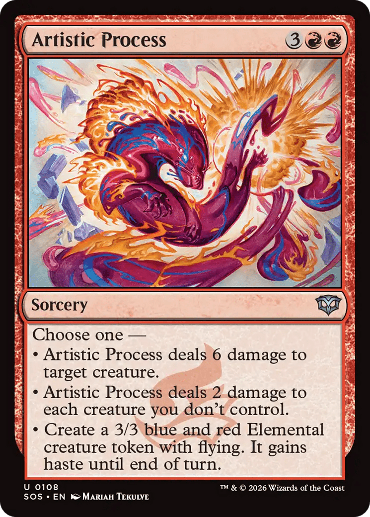 Artistic Process [Secrets of Strixhaven] MTG Single Magic: The Gathering  | Multizone: Comics And Games