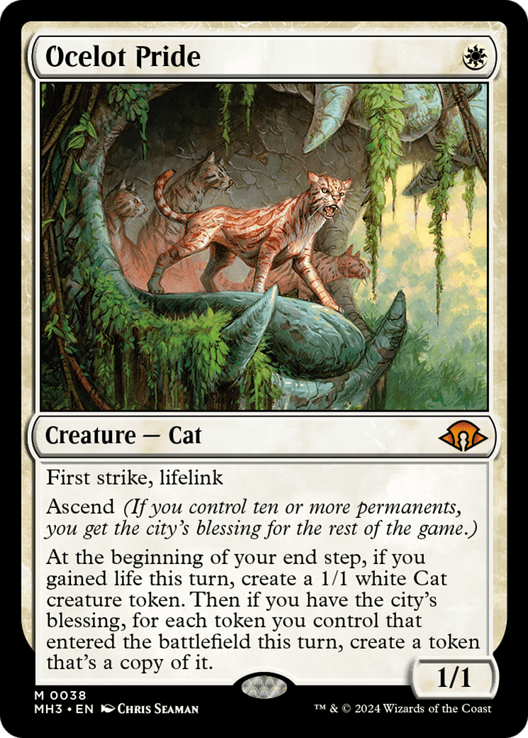 Ocelot Pride [Modern Horizons 3] MTG Single Magic: The Gathering  | Multizone: Comics And Games