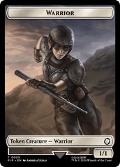 Treasure (0018) // Warrior Double-Sided Token [Fallout Tokens] MTG Single Magic: The Gathering  | Multizone: Comics And Games
