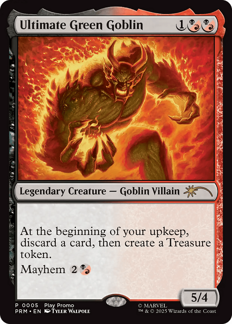Ultimate Green Goblin [Wizards Play Network 2025] MTG Single Magic: The Gathering  | Multizone: Comics And Games